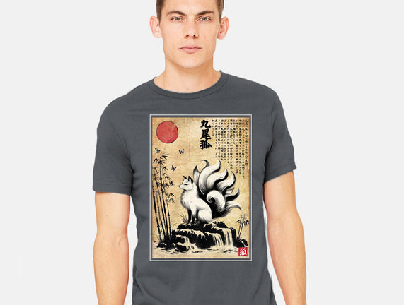 Kitsune Woodblock