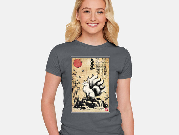 Kitsune Woodblock