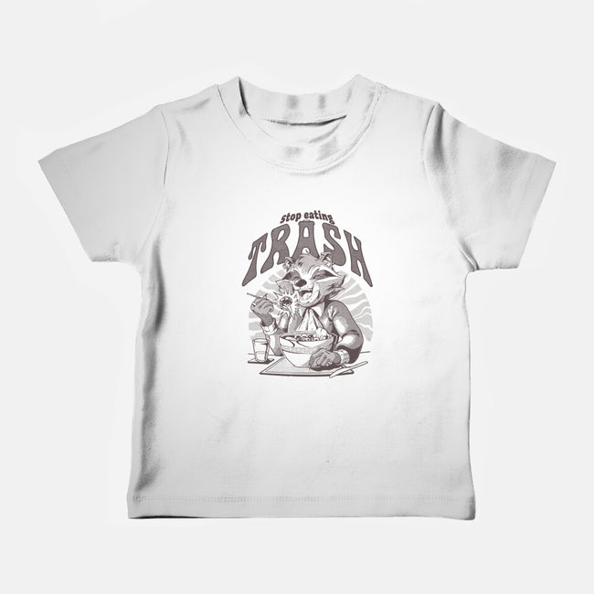 Stop Eating Trash-Baby-Basic-Tee-Gazo1a