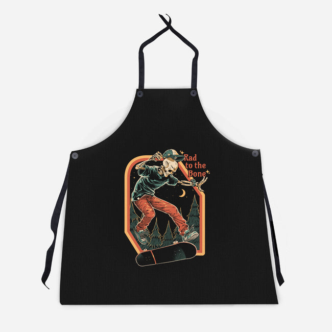 Rad To The Bone-Unisex-Kitchen-Apron-Gazo1a