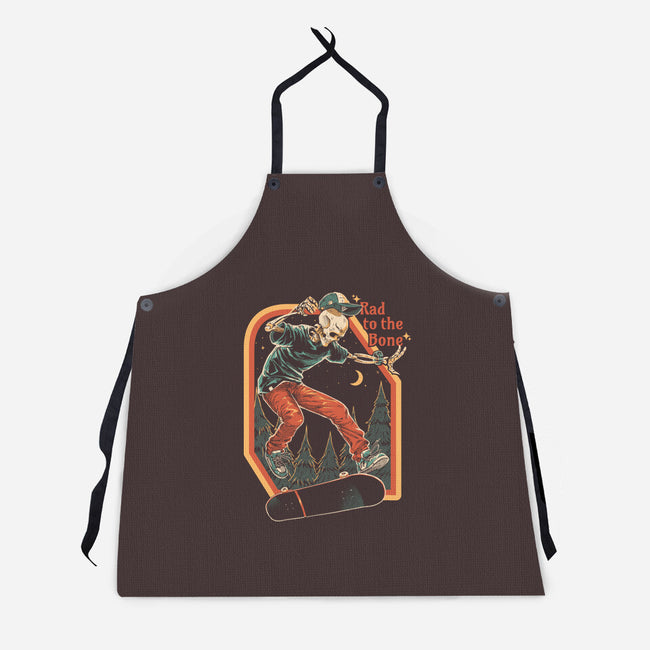 Rad To The Bone-Unisex-Kitchen-Apron-Gazo1a