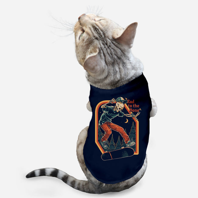 Rad To The Bone-Cat-Basic-Pet Tank-Gazo1a