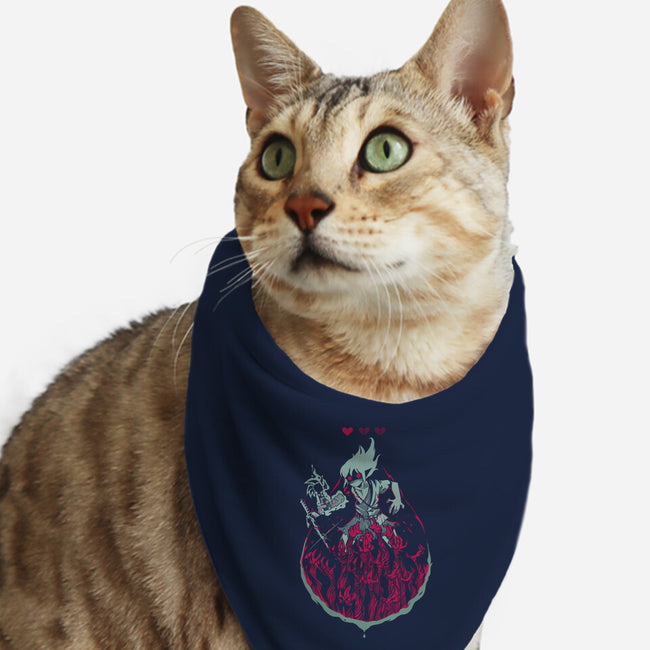 Heavy Gloom-Cat-Bandana-Pet Collar-Gazo1a