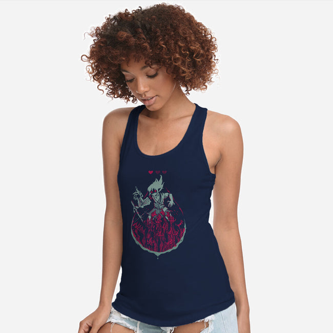 Heavy Gloom-Womens-Racerback-Tank-Gazo1a