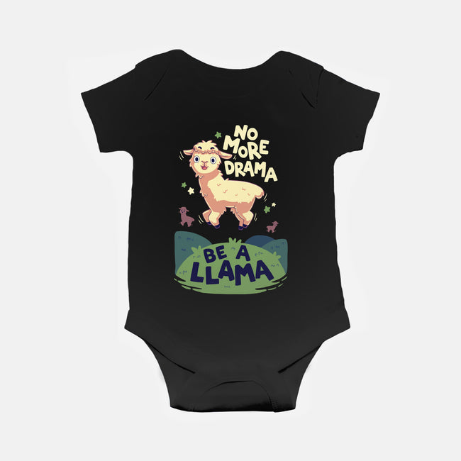 No More Drama-Baby-Basic-Onesie-Geekydog