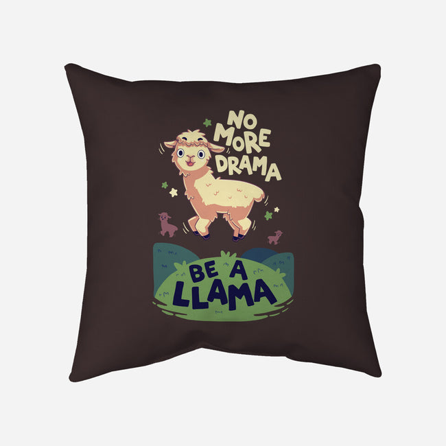 No More Drama-None-Removable Cover-Throw Pillow-Geekydog