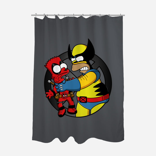 Why You Little Wade-None-Polyester-Shower Curtain-Barbadifuoco