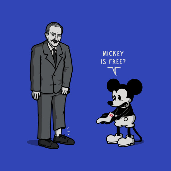 Mickey Is Free-Baby-Basic-Tee-Raffiti