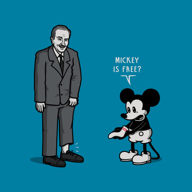 Mickey Is Free-Unisex-Basic-Tee-Raffiti