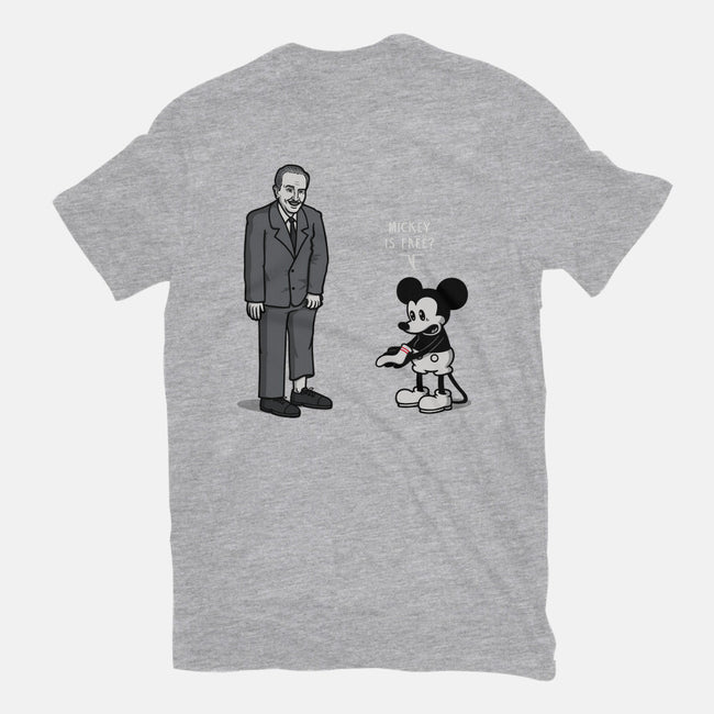 Mickey Is Free-Unisex-Basic-Tee-Raffiti