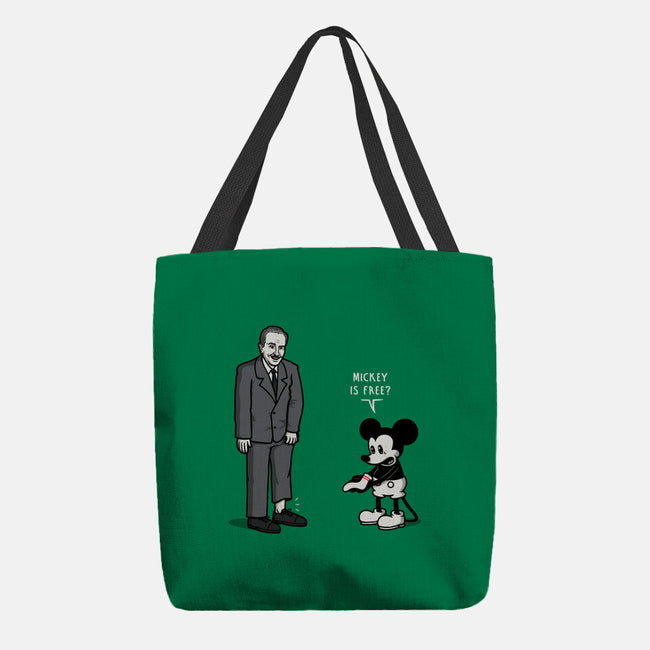 Mickey Is Free-None-Basic Tote-Bag-Raffiti