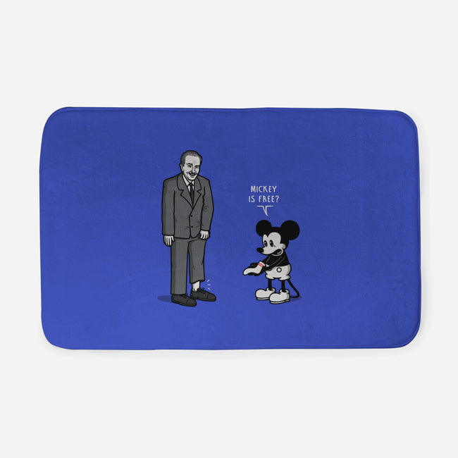 Mickey Is Free-None-Memory Foam-Bath Mat-Raffiti