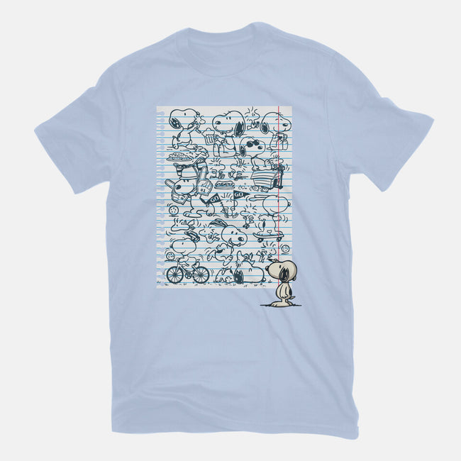 Doodle Beagle-Mens-Premium-Tee-Xentee