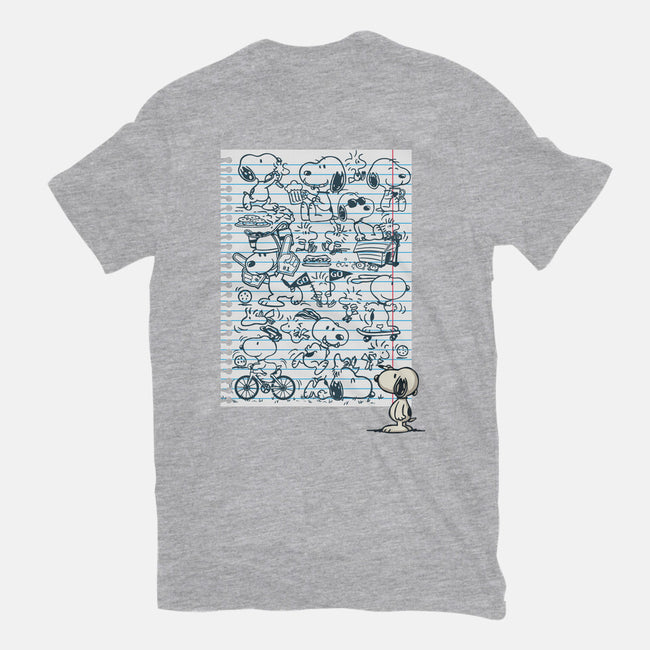 Doodle Beagle-Mens-Premium-Tee-Xentee