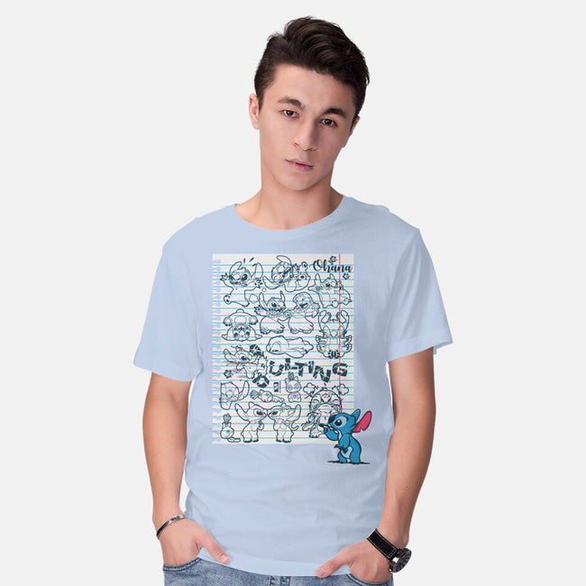 Doodle Alien-Mens-Basic-Tee-Xentee