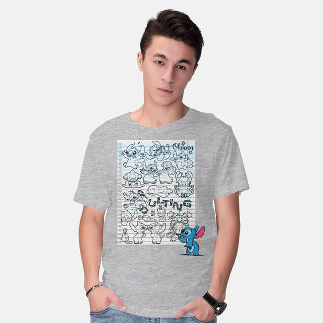 Doodle Alien-Mens-Basic-Tee-Xentee