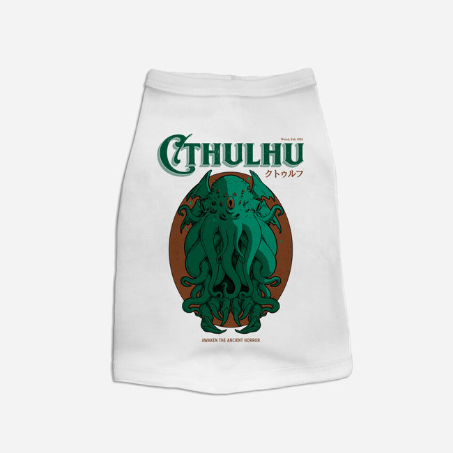 Cthulhu Magazine-Dog-Basic-Pet Tank-Hafaell