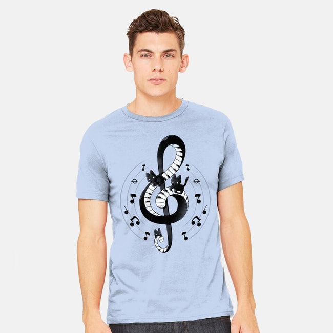 Violin Key Kittens-Mens-Heavyweight-Tee-Vallina84