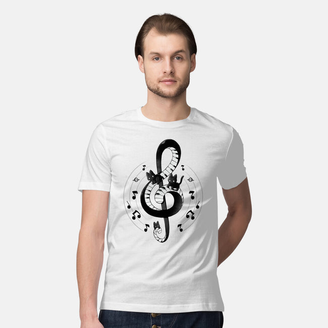 Violin Key Kittens-Mens-Premium-Tee-Vallina84