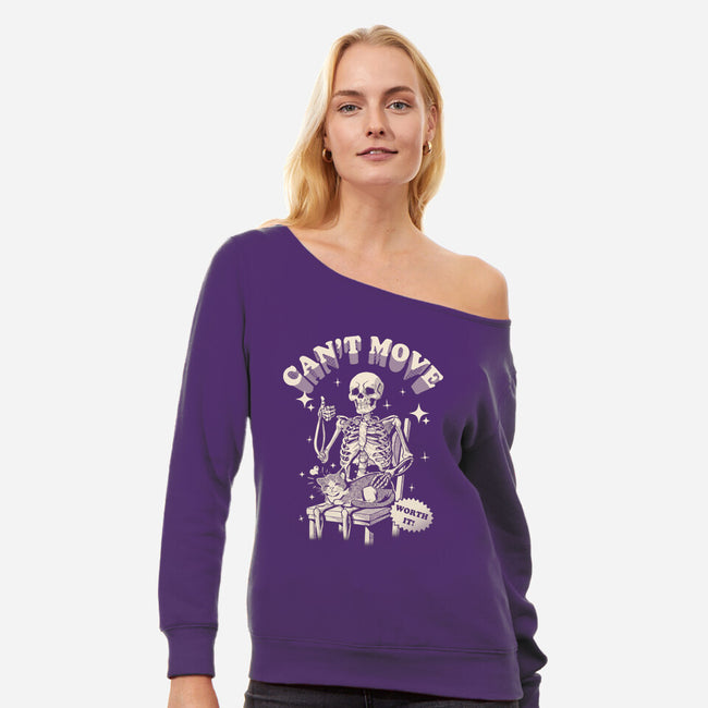 Can't Move-Womens-Off Shoulder-Sweatshirt-Gazo1a