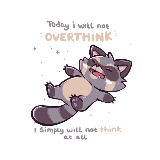 No Thoughts Raccoon-Cat-Basic-Pet Tank-TechraNova