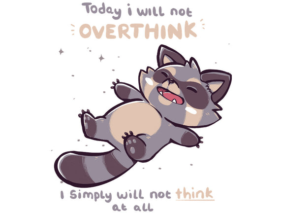 No Thoughts Raccoon