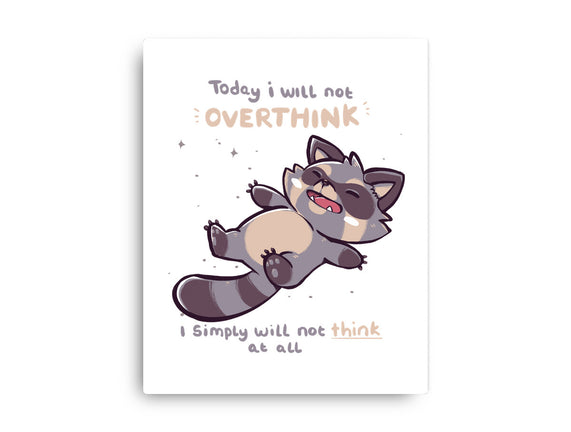 No Thoughts Raccoon