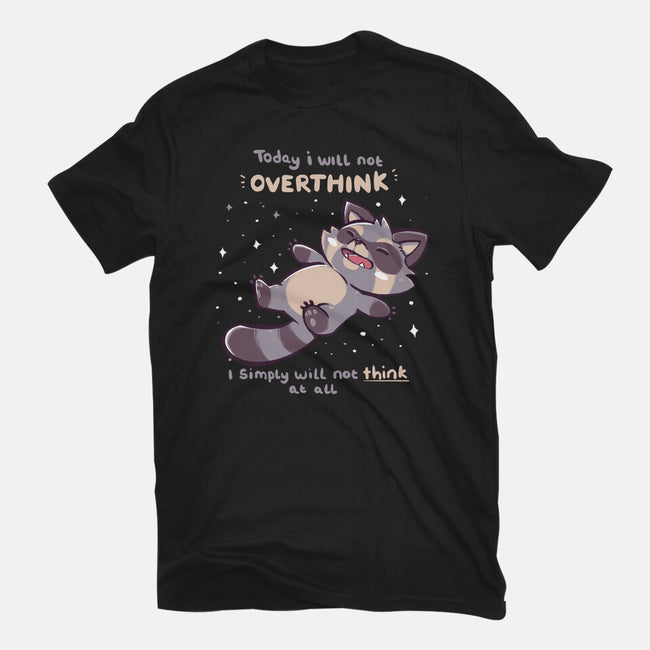 No Thoughts Raccoon-Mens-Premium-Tee-TechraNova