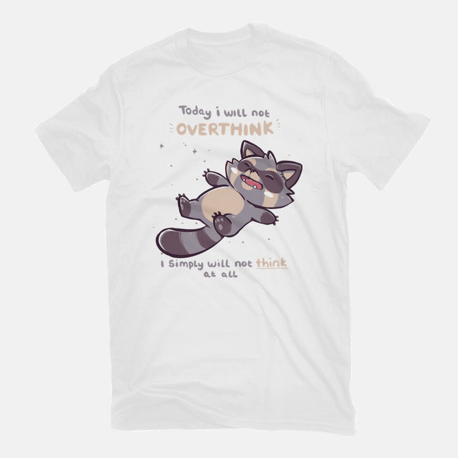 No Thoughts Raccoon-Mens-Premium-Tee-TechraNova