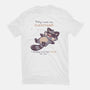 No Thoughts Raccoon-Youth-Basic-Tee-TechraNova