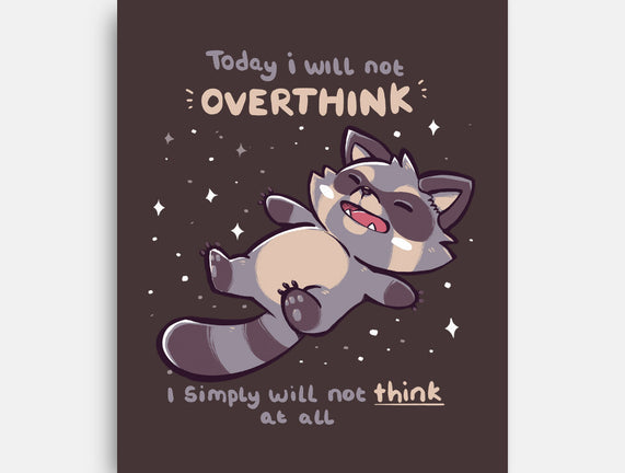 No Thoughts Raccoon