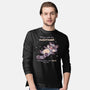 No Thoughts Raccoon-Mens-Long Sleeved-Tee-TechraNova