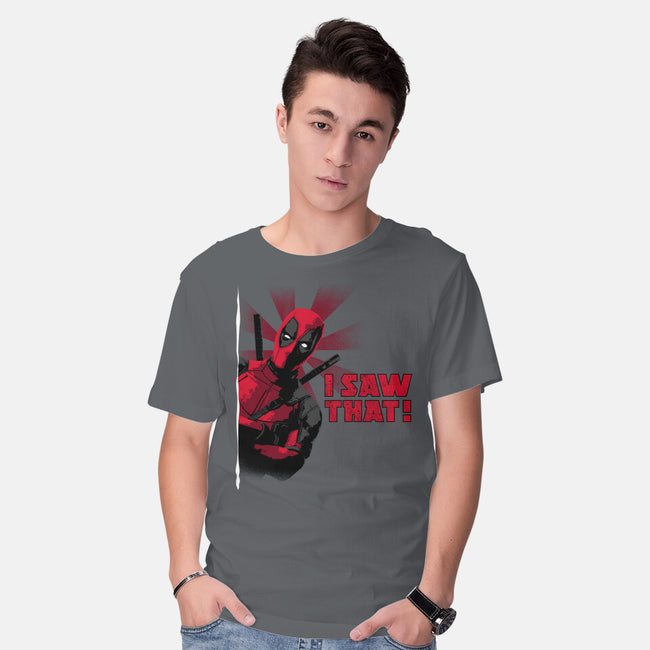 Hey I Saw That-Mens-Basic-Tee-rocketman_art