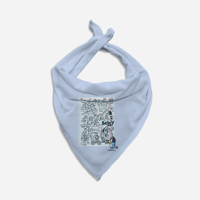 Doodle Heeler-Dog-Bandana-Pet Collar-Xentee