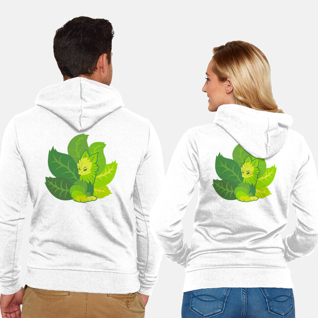 Spring Kitsune-Unisex-Zip-Up-Sweatshirt-erion_designs