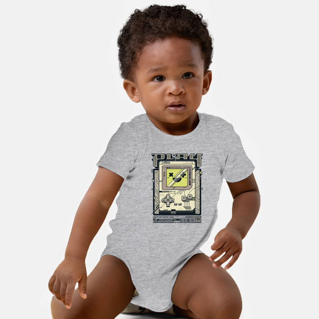 Play Retro Vibes-Baby-Basic-Onesie-StudioM6