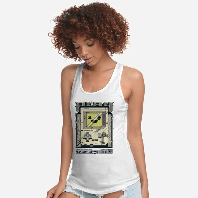 Play Retro Vibes-Womens-Racerback-Tank-StudioM6