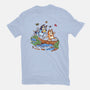 Walking Down The Stream-Mens-Premium-Tee-Xentee