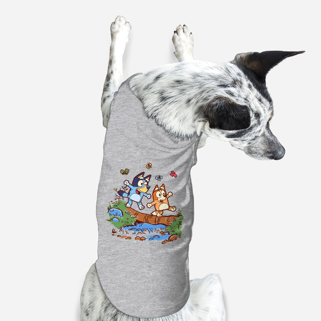 Walking Down The Stream-Dog-Basic-Pet Tank-Xentee