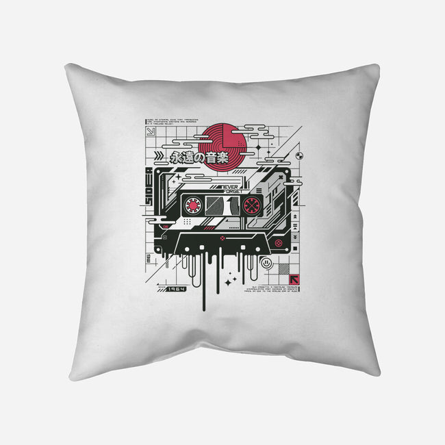 Retro Cassette-None-Removable Cover-Throw Pillow-StudioM6