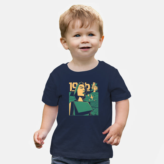 Polygonal Archeologist-Baby-Basic-Tee-estudiofitas