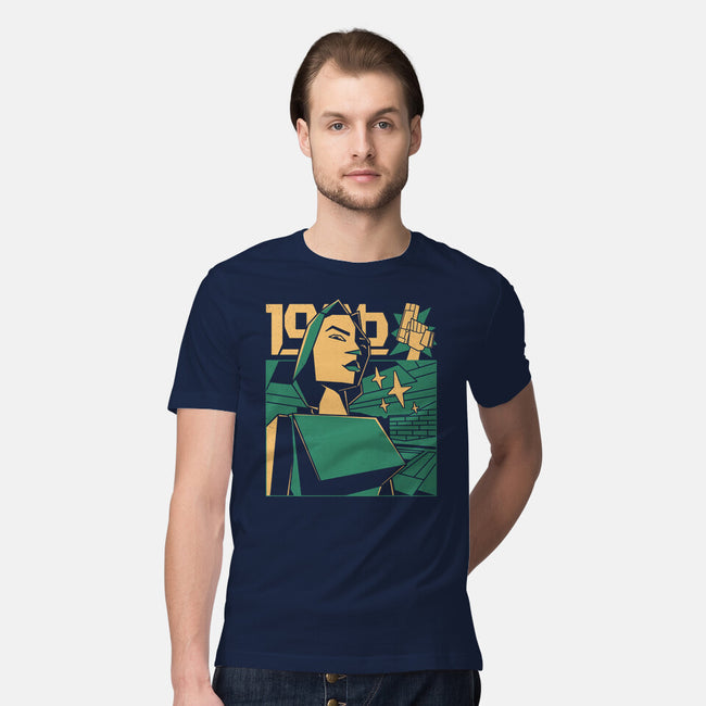 Polygonal Archeologist-Mens-Premium-Tee-estudiofitas