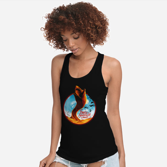 Mindkiller In Arrakis-Womens-Racerback-Tank-CappO