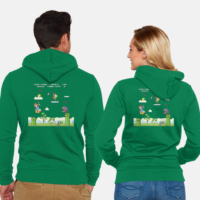 Gaming World-Unisex-Zip-Up-Sweatshirt-Xentee