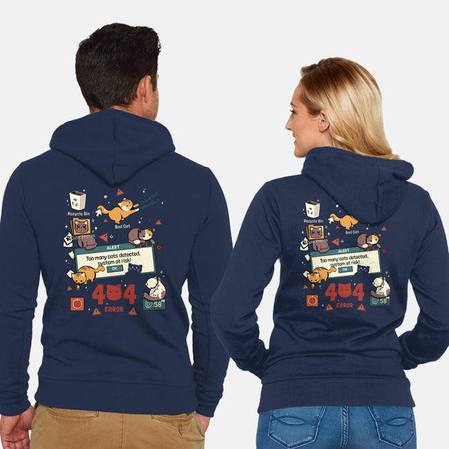 Too Many Cats Alert-Unisex-Zip-Up-Sweatshirt-Heyra Vieira