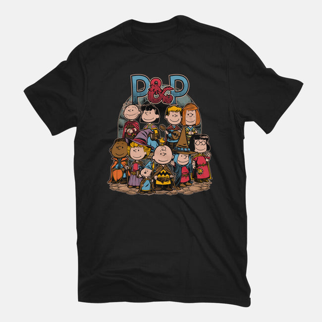 Dungeons And Kids-Mens-Basic-Tee-Studio Mootant