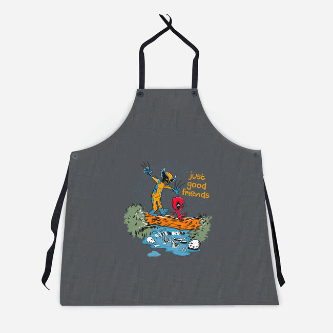 Just Good Friends-Unisex-Kitchen-Apron-Gleydson Barboza