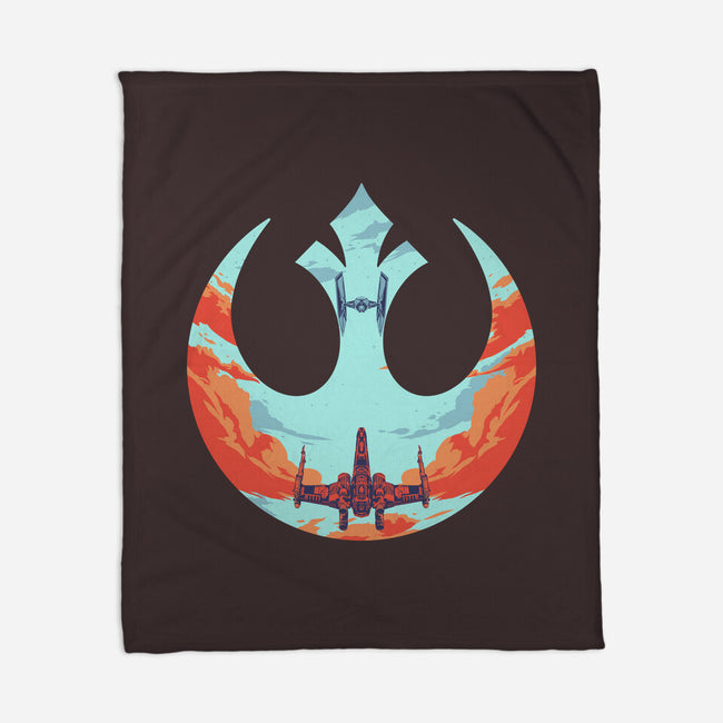 Rebel Fighter-None-Fleece-Blanket-RamenBoy