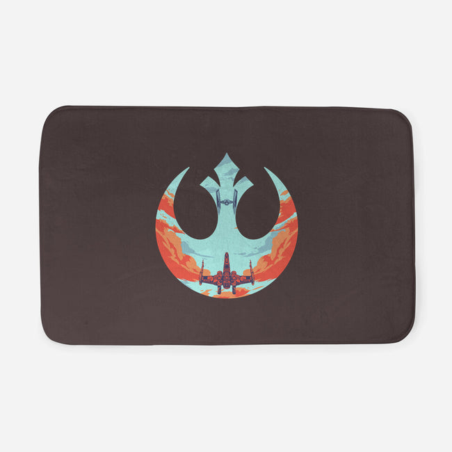 Rebel Fighter-None-Memory Foam-Bath Mat-RamenBoy