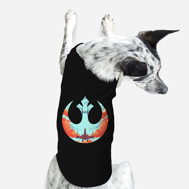 Rebel Fighter-Dog-Basic-Pet Tank-RamenBoy